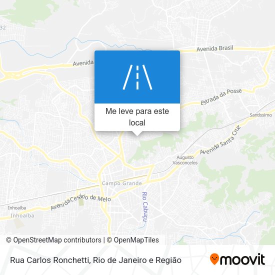 Rua Carlos Ronchetti mapa
