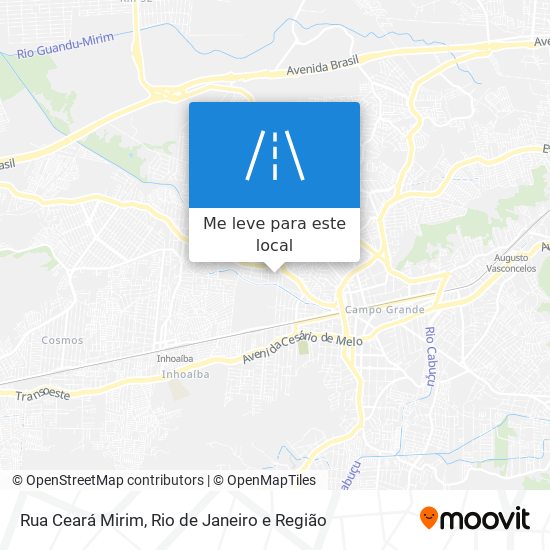 Rua Ceará Mirim mapa