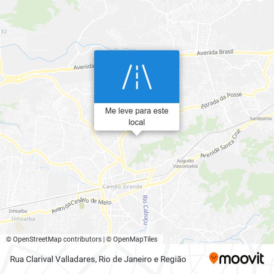 Rua Clarival Valladares mapa