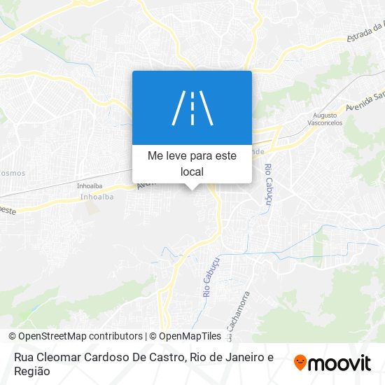 Rua Cleomar Cardoso De Castro mapa