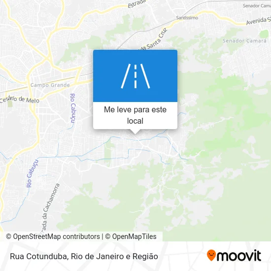 Rua Cotunduba mapa