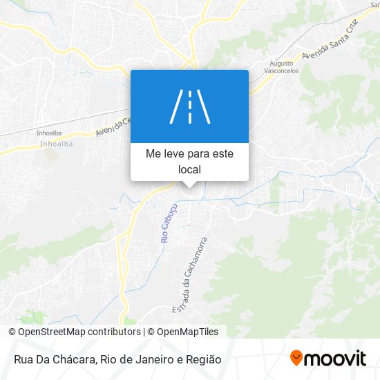 Rua Da Chácara mapa