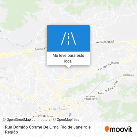 Rua Damião Cosme De Lima mapa