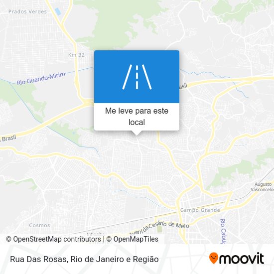 Rua Das Rosas mapa