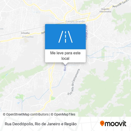 Rua Deodópolis mapa