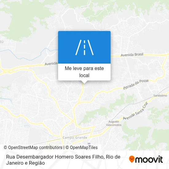 Rua Desembargador Homero Soares Filho mapa