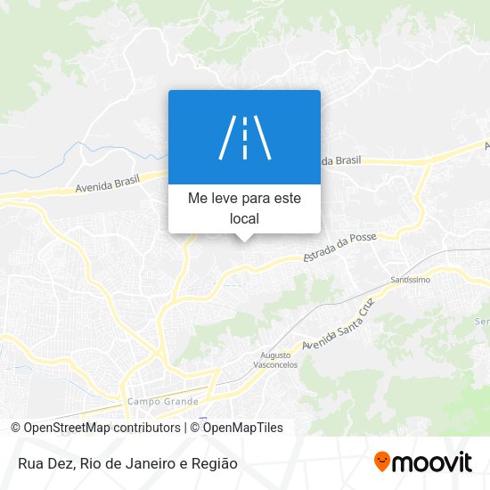 Rua Dez mapa