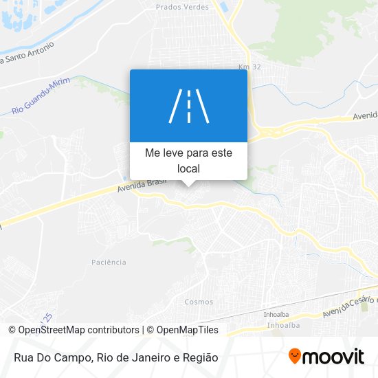 Rua Do Campo mapa