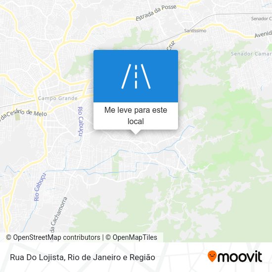 Rua Do Lojista mapa