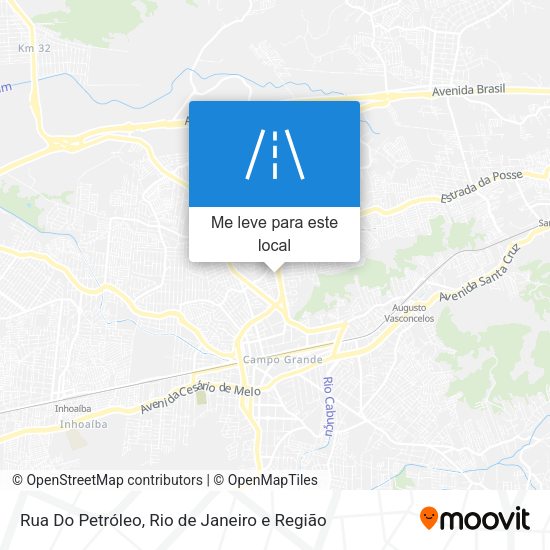 Rua Do Petróleo mapa