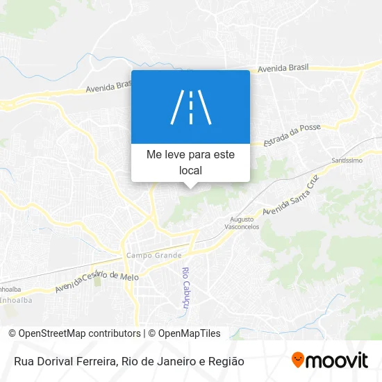 Rua Dorival Ferreira mapa