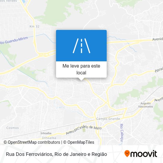 Rua Dos Ferroviários mapa