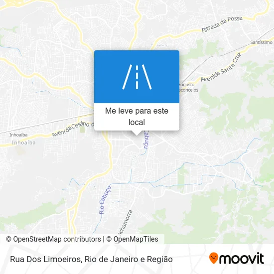 Rua Dos Limoeiros mapa