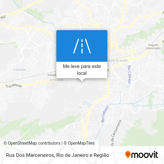 Rua Dos Marceneiros mapa