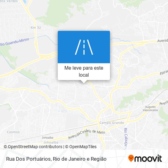 Rua Dos Portuários mapa