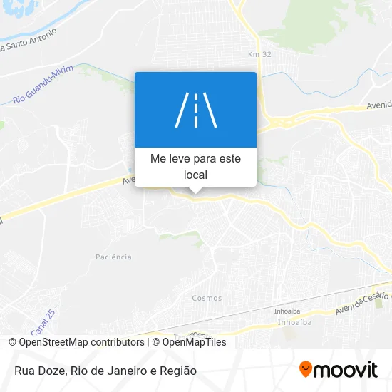 Rua Doze mapa