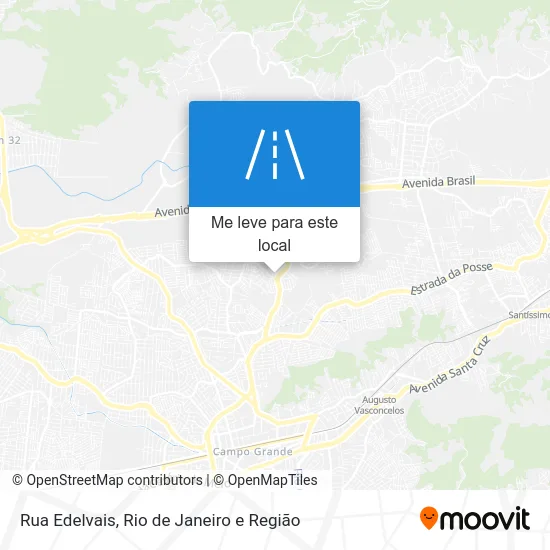 Rua Edelvais mapa