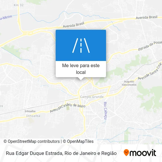 Rua Edgar Duque Estrada mapa