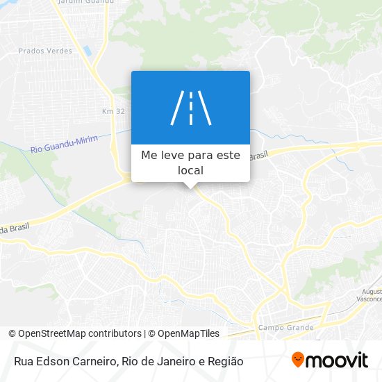 Rua Edson Carneiro mapa