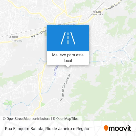 Rua Eliaquim Batista mapa