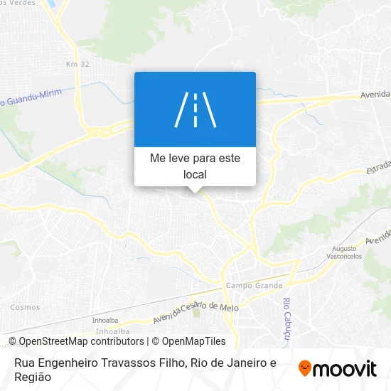 Rua Engenheiro Travassos Filho mapa