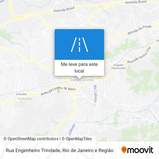 Rua Engenheiro Trindade mapa