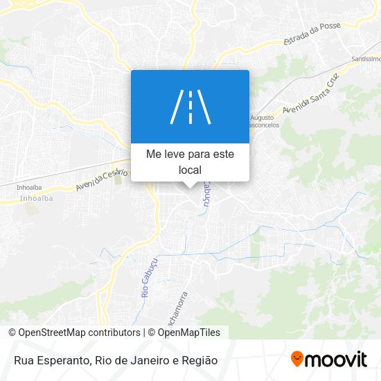 Rua Esperanto mapa
