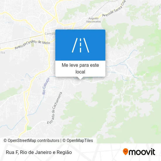 Rua F mapa