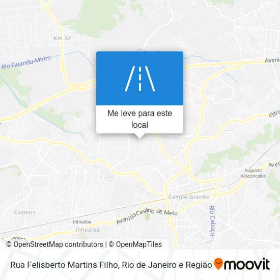 Rua Felisberto Martins Filho mapa