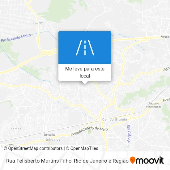 Rua Felisberto Martins Filho mapa