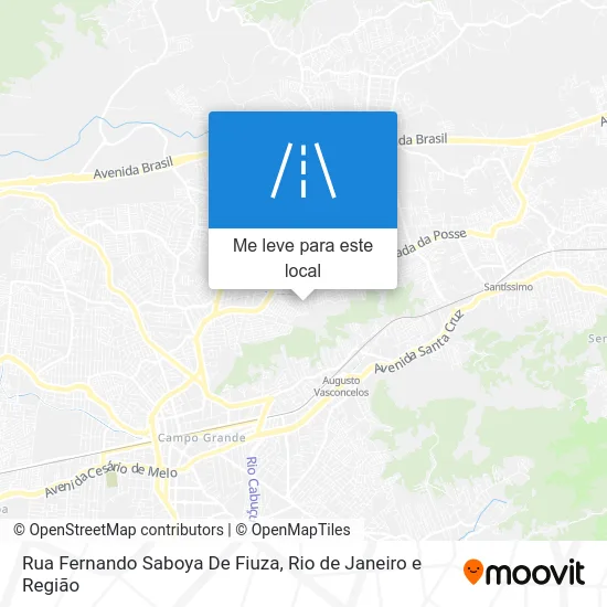 Rua Fernando Saboya De Fiuza mapa