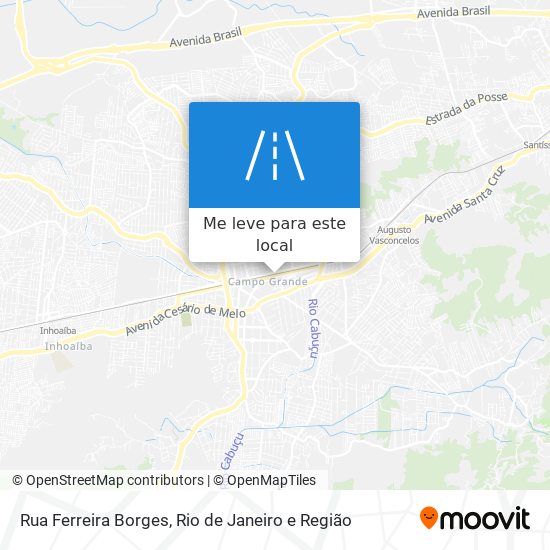 Rua Ferreira Borges mapa