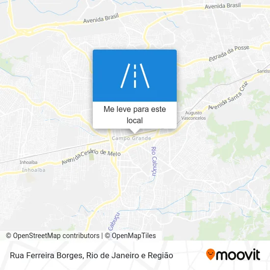 Rua Ferreira Borges mapa