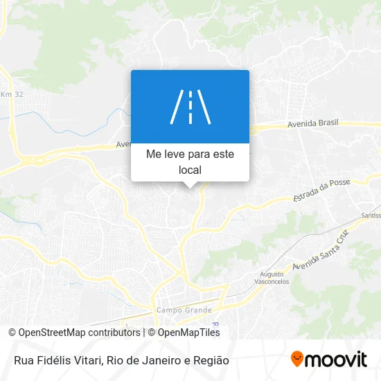 Rua Fidélis Vitari mapa