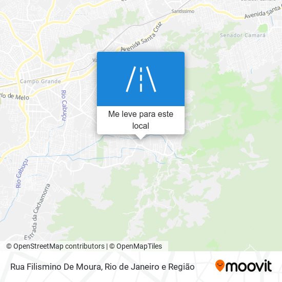 Rua Filismino De Moura mapa