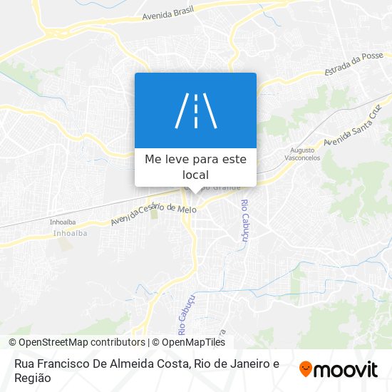 Rua Francisco De Almeida Costa mapa