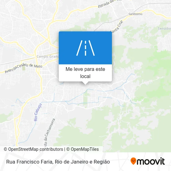 Rua Francisco Faria mapa