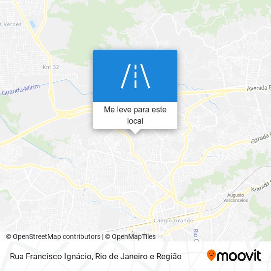 Rua Francisco Ignácio mapa