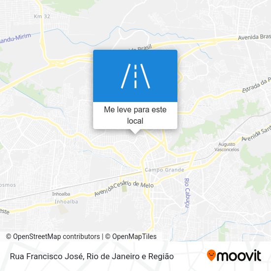 Rua Francisco José mapa