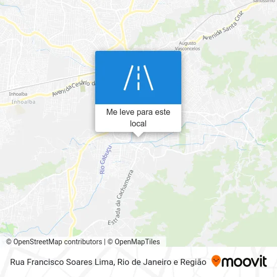 Rua Francisco Soares Lima mapa