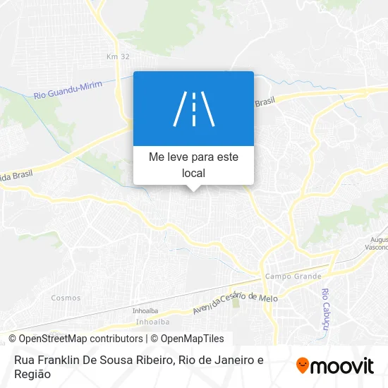 Rua Franklin De Sousa Ribeiro mapa