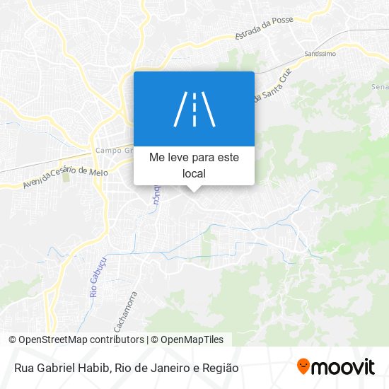 Rua Gabriel Habib mapa