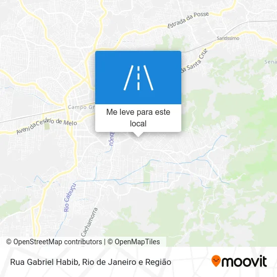 Rua Gabriel Habib mapa