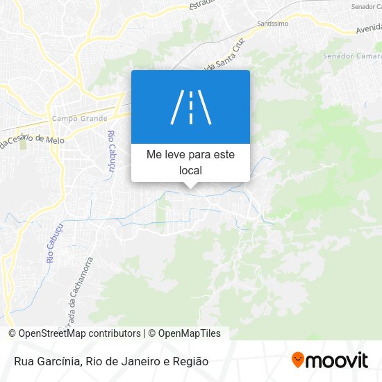 Rua Garcínia mapa