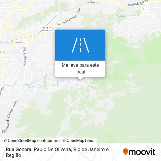 Rua General Paulo De Oliveira mapa