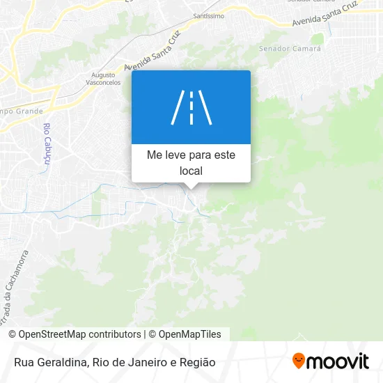Rua Geraldina mapa
