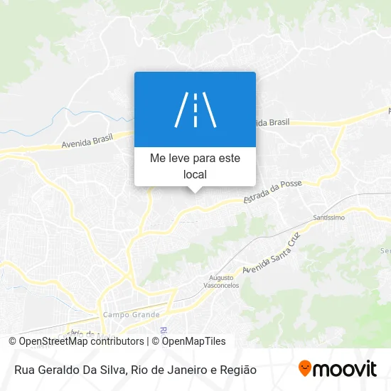 Rua Geraldo Da Silva mapa