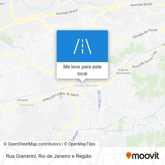Rua Gianerini mapa