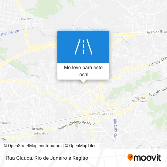 Rua Glauca mapa