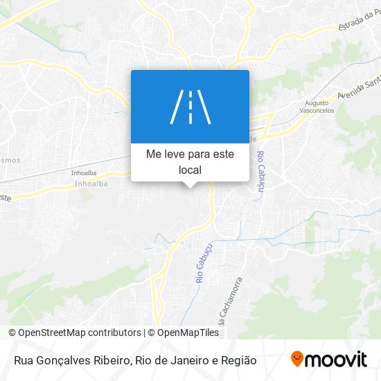 Rua Gonçalves Ribeiro mapa